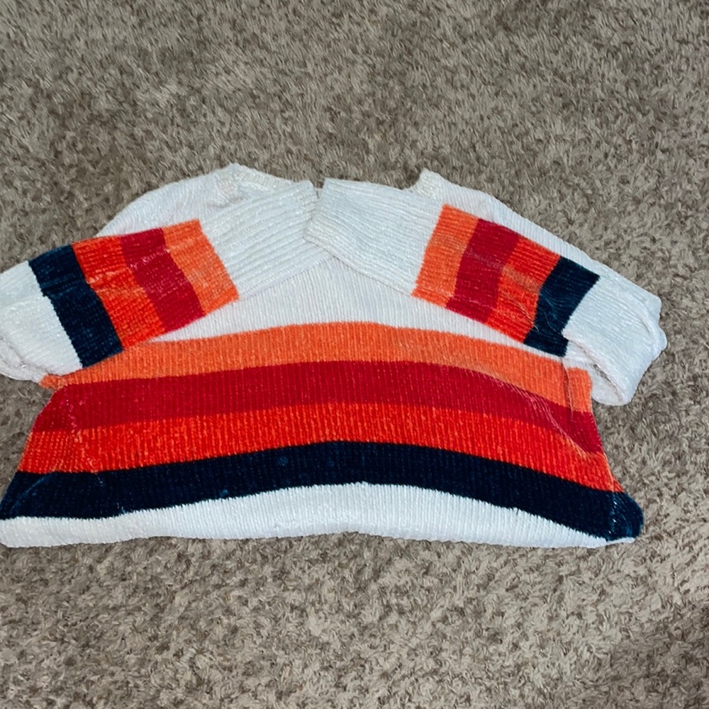 Rainbow sweater size XL